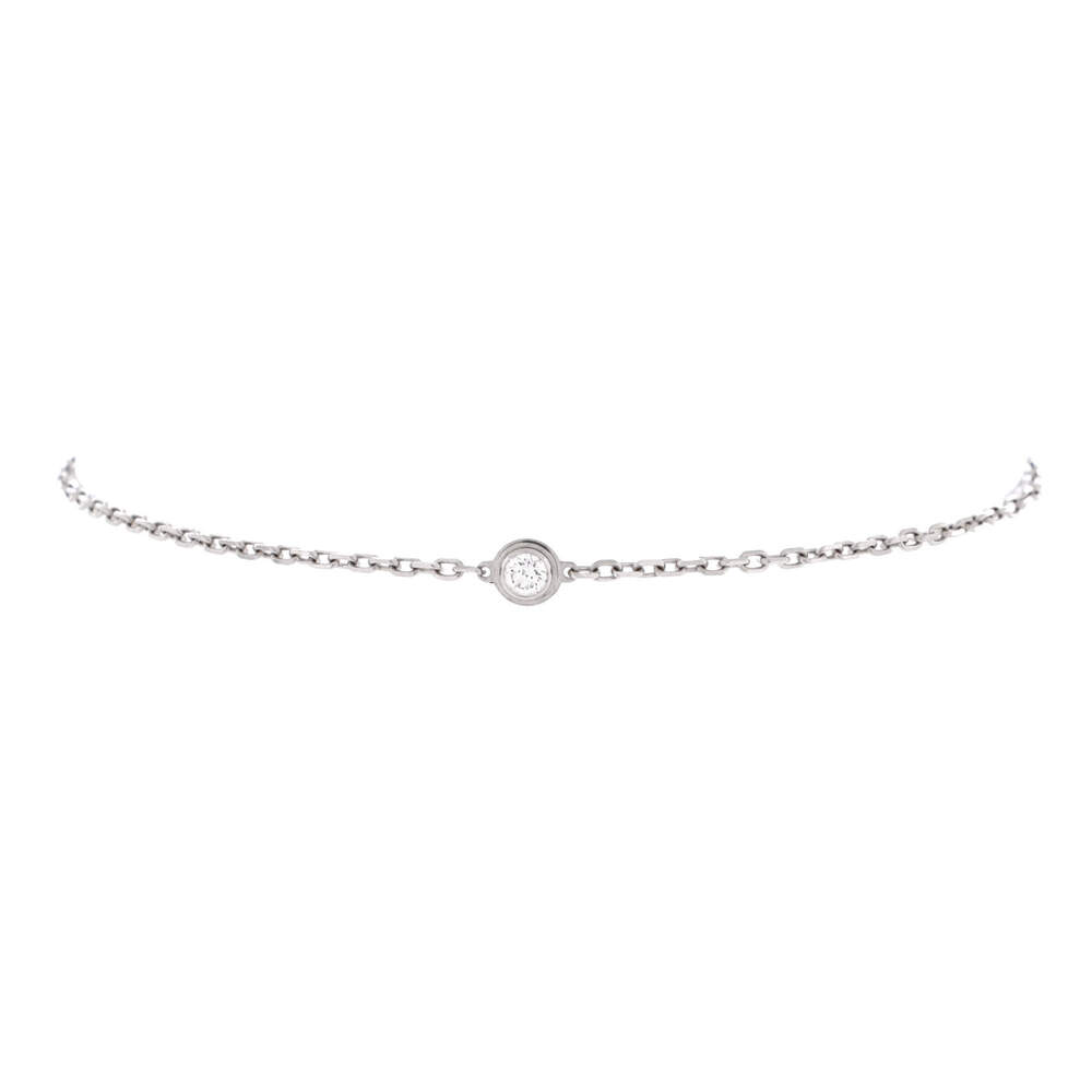 Cartier Small D'Amour Bracelet 18K White Gold and Diamond - Picture 1 of 3